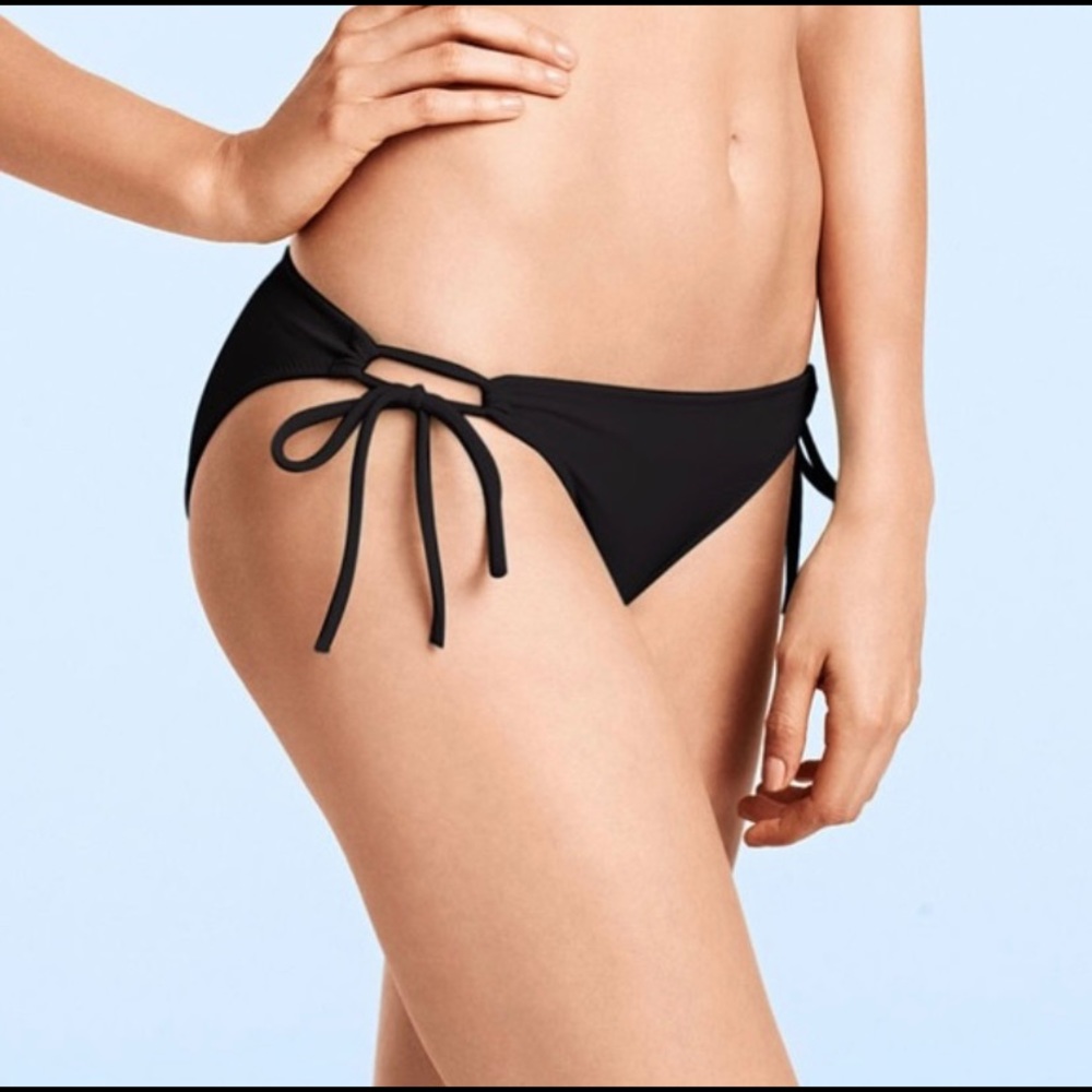 Victoria Secret- bow bikini bottom Sz M
